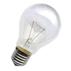 Лампа накаливания Б 60Вт E27 230-230В (верс.) Лисма 303393400303456600