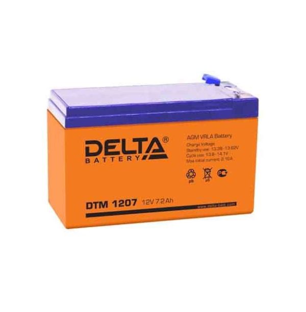 Аккумулятор 12В 7А.ч. Delta DTM 1207