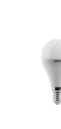 Лампа светодиодная Black 6.5Вт шар 3000К тепл. бел. E14 520лм 150-265В Gauss 105101107
