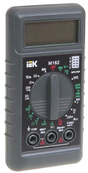 Мультиметр цифровой Compact M182 ИЭК TMD-1S-182