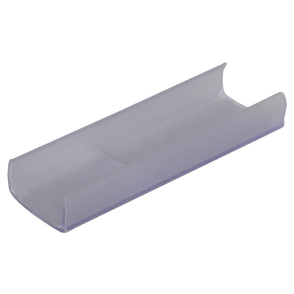 Короб пластиковый/клипса для гибкого неона 15х26мм, длина 5 см (цена за 1 шт.)
