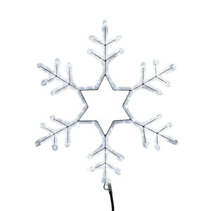 Фигура "Снежинка" цвет белый, размер  45*38 см  NEON-NIGHT