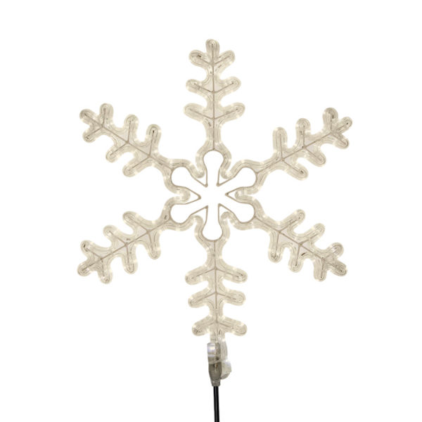 Фигура "Большая Снежинка" цвет ТЕПЛЫЙ БЕЛЫЙ, размер 95*95 см  NEON-NIGHT