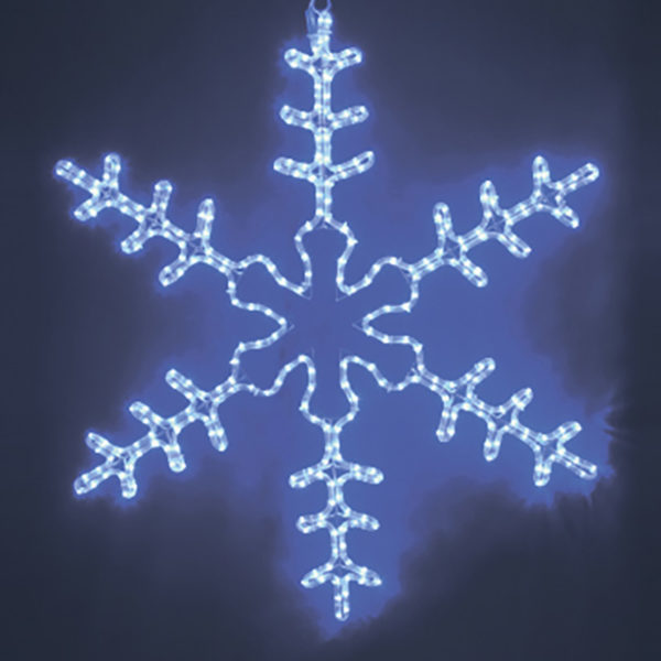 Фигура световая "Большая Снежинка" цвет синий, размер 95*95 см  NEON-NIGHT