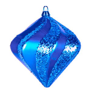 Елочная фигура "Алмаз", 15 см, цвет синий