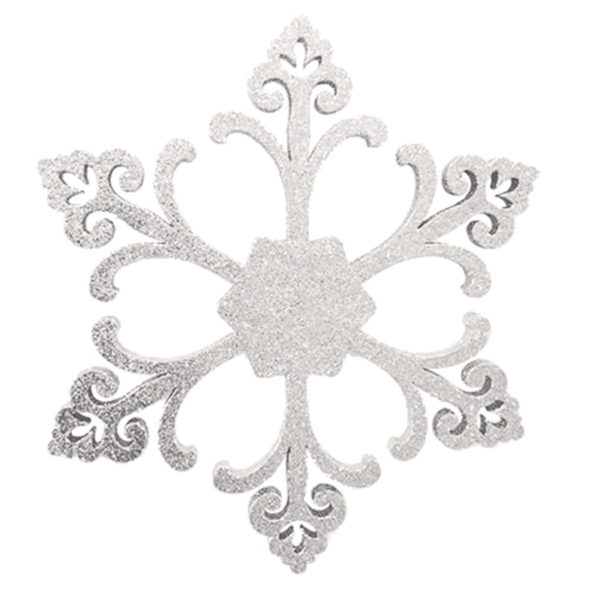 Елочная фигура "Снежинка "Морозко", 66 см, цвет белый