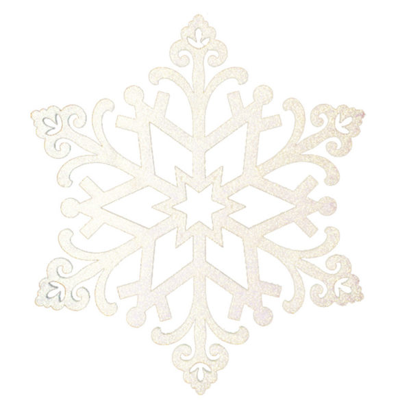 Елочная фигура "Снежинка "Снегурочка", 81 см, цвет шампань