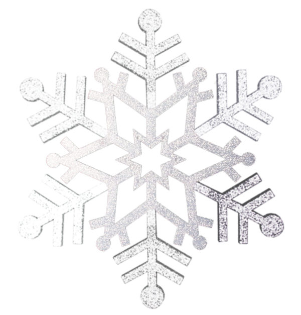 Елочная фигура "Снежинка резная", 81 см, цвет серебряный