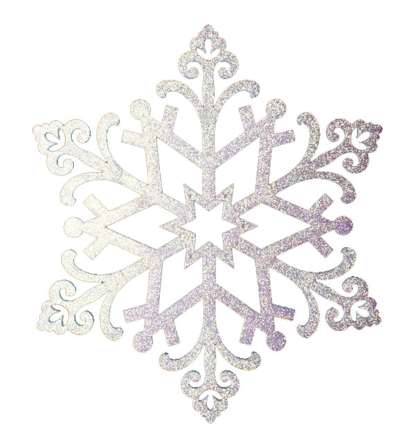 Елочная фигура "Снежинка "Снегурочка", 81 см, цвет белый